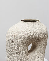 Curious Sculpted Vase - Large with dot dot dot texture