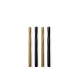 Twist Tapered Candle, H30, set of 4 pcs.