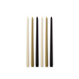 Spire Smooth Tapered Candle, H38, Set of 6 pcs.