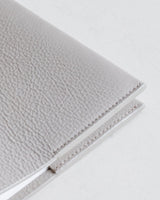 Leather Notebook Light Grey